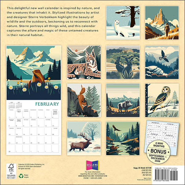 2027 Mountain Life Wall Calendar 12X12 - Verbokkem. Sterre 20 9781531961336_af7fd4a7-3cf3-4baa-bcdc-1df02d765bdc