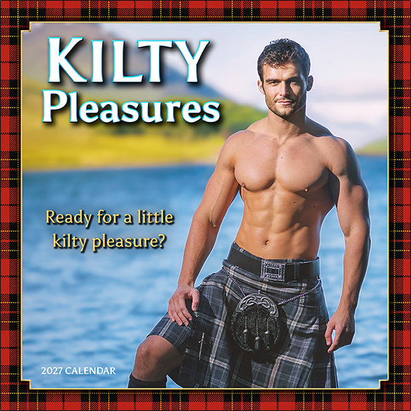 2027 Kilty Pleasures Wall Calendar 12X12 20 9781531961374