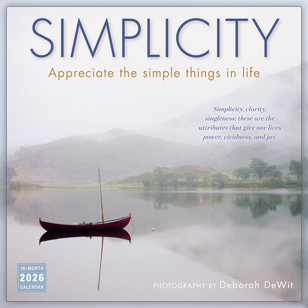 2027 Simplicity Wall Calendar 12X12 20 9781531961503