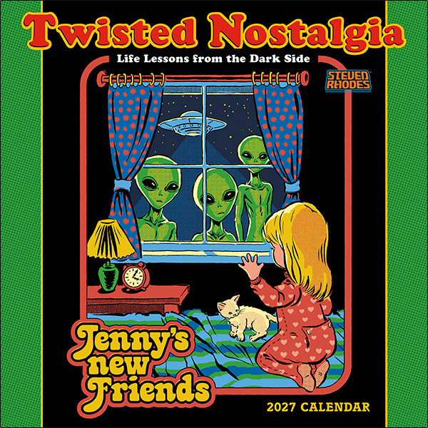 2027 Twisted Nostalgia Wall Calendar 12 x 12 20 9781531961572