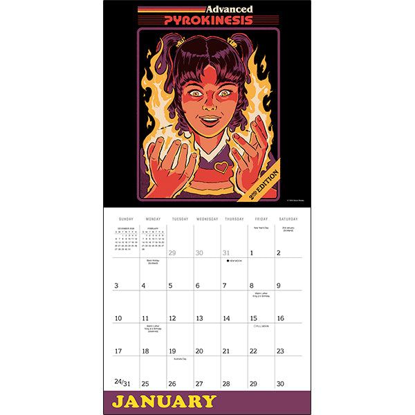 2027 Twisted Nostalgia Wall Calendar 12 x 12 20 9781531961572_1
