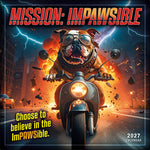 2027 Mission: Impawsible Wall Calendar 12 x 12 20 9781531961688