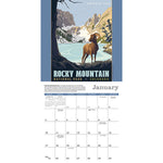 2027 Illustrated National Parks Mini Wall Calendar 7 x 7 - ADG 20 9781531961787_1