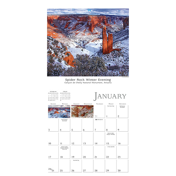 2027 Spirit of Place: America's Treasured Lands Mini Wall Calendar 7 x 7 20 9781531961848_e008099c-e32c-4c8e-9cfa-d5e376c8517e