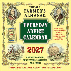 2027 The Old Farmer's Almanac Everyday Advice Wall Planner 20 9781531961930