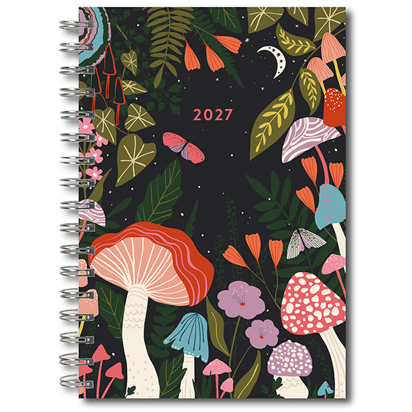 2027 Enchanted Mushroom 16-Month Weekly Planner - Nina Raby-Jones 20 9781531962036