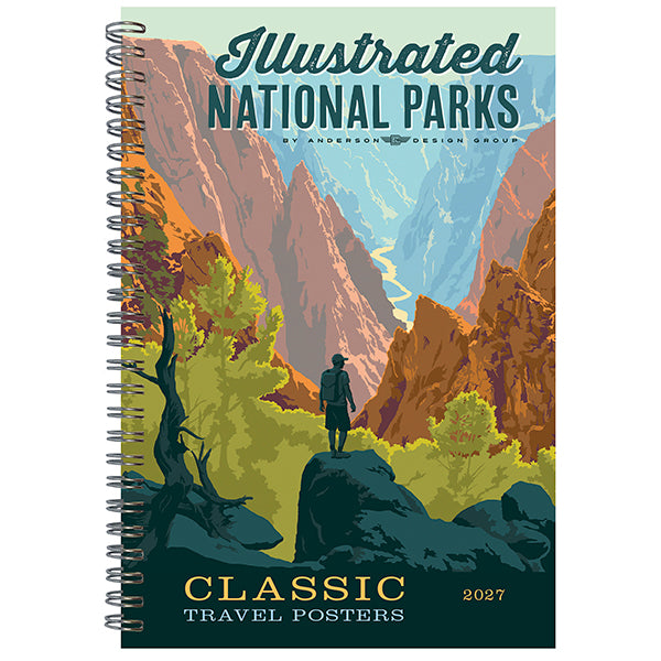 2027 Illustrated National Parks 16-Month Weekly Planner 20 9781531962081