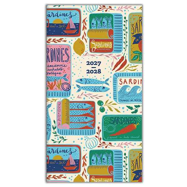2027-2028 Sardine Sensation 2-Year Pocket Planner 20 9781531962463