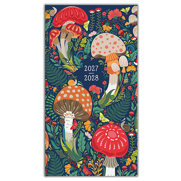 2027-2028 Merry Mushrooms 2-Year Pocket Planner 20 9781531962500