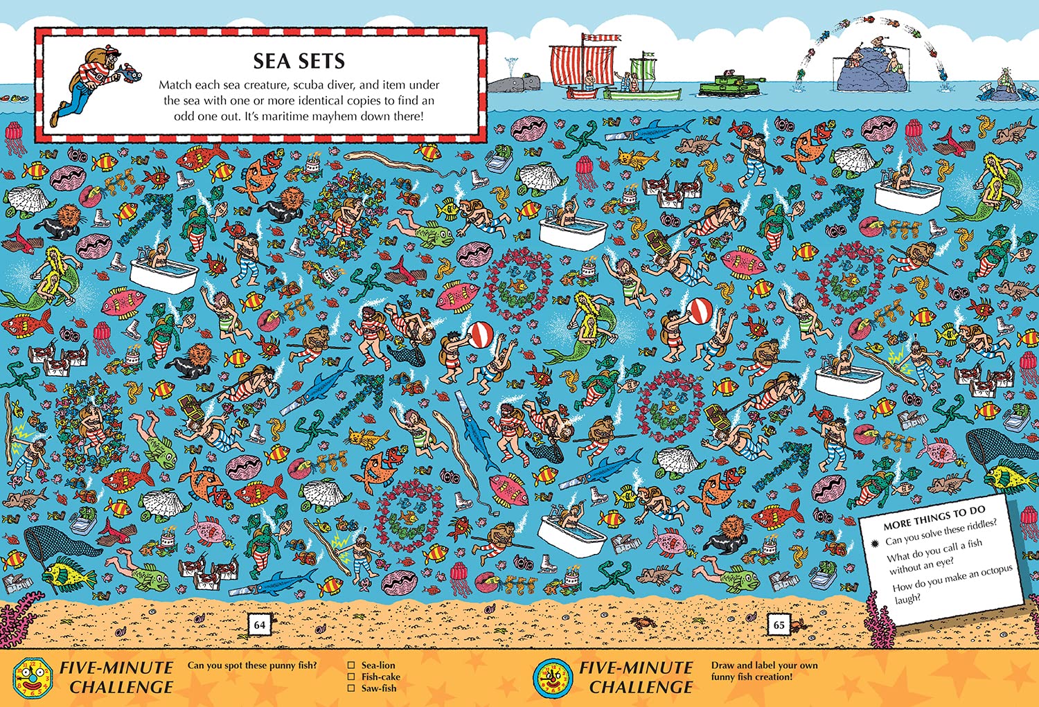 Where's Waldo? The Boredom Buster Book: 5-Minute Challenges by Handford. Martin 9781536211450_2