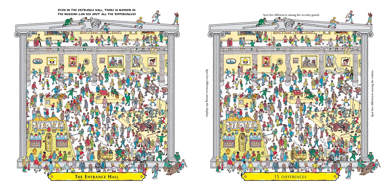 Where's Waldo? Double Trouble At The Museum: by Handford. Martin 9781536224405_4