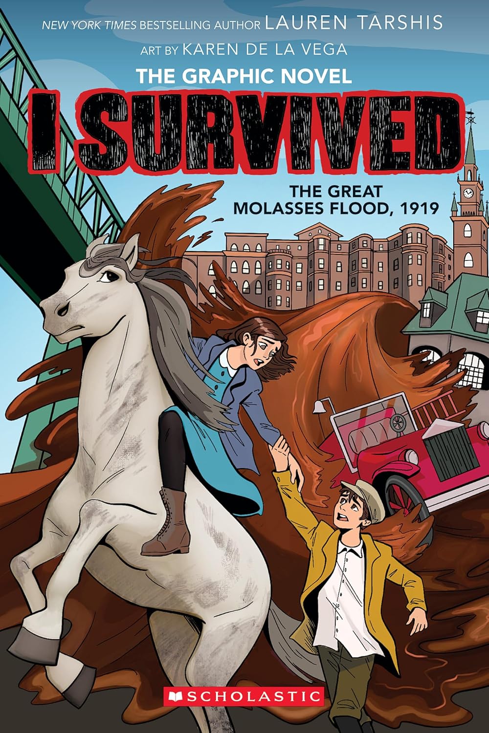 I Survived The Great Molasses Flood, 1919 (Graphic Novel) by Tarshis. Lauren 9781546110378