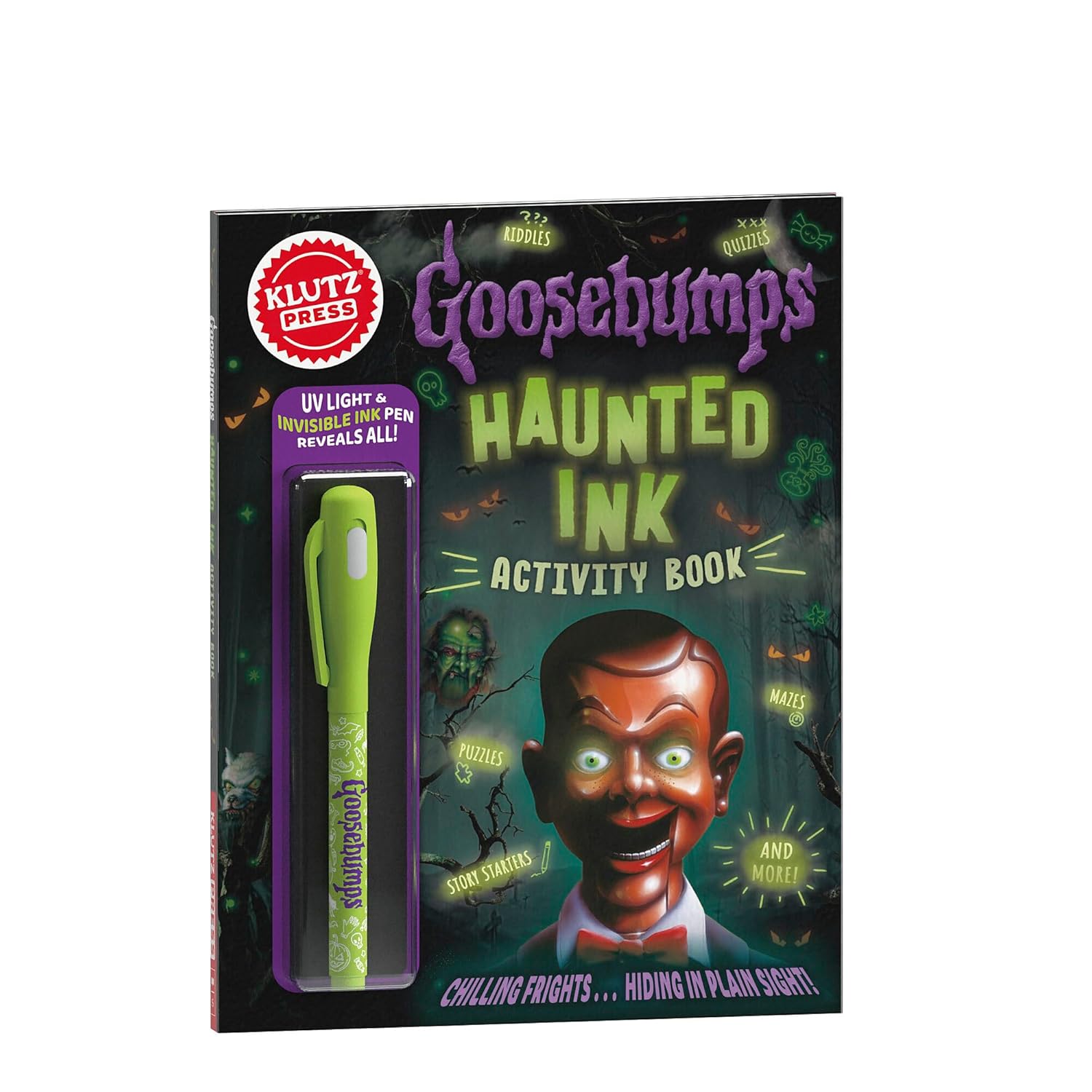 Goosebumps Haunted Ink Activity Book by Klutz 9781546134145