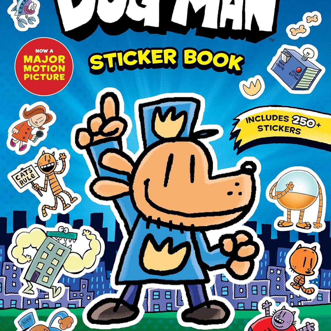 Dog Man: Official Sticker Book by Scholastic 9781546147589