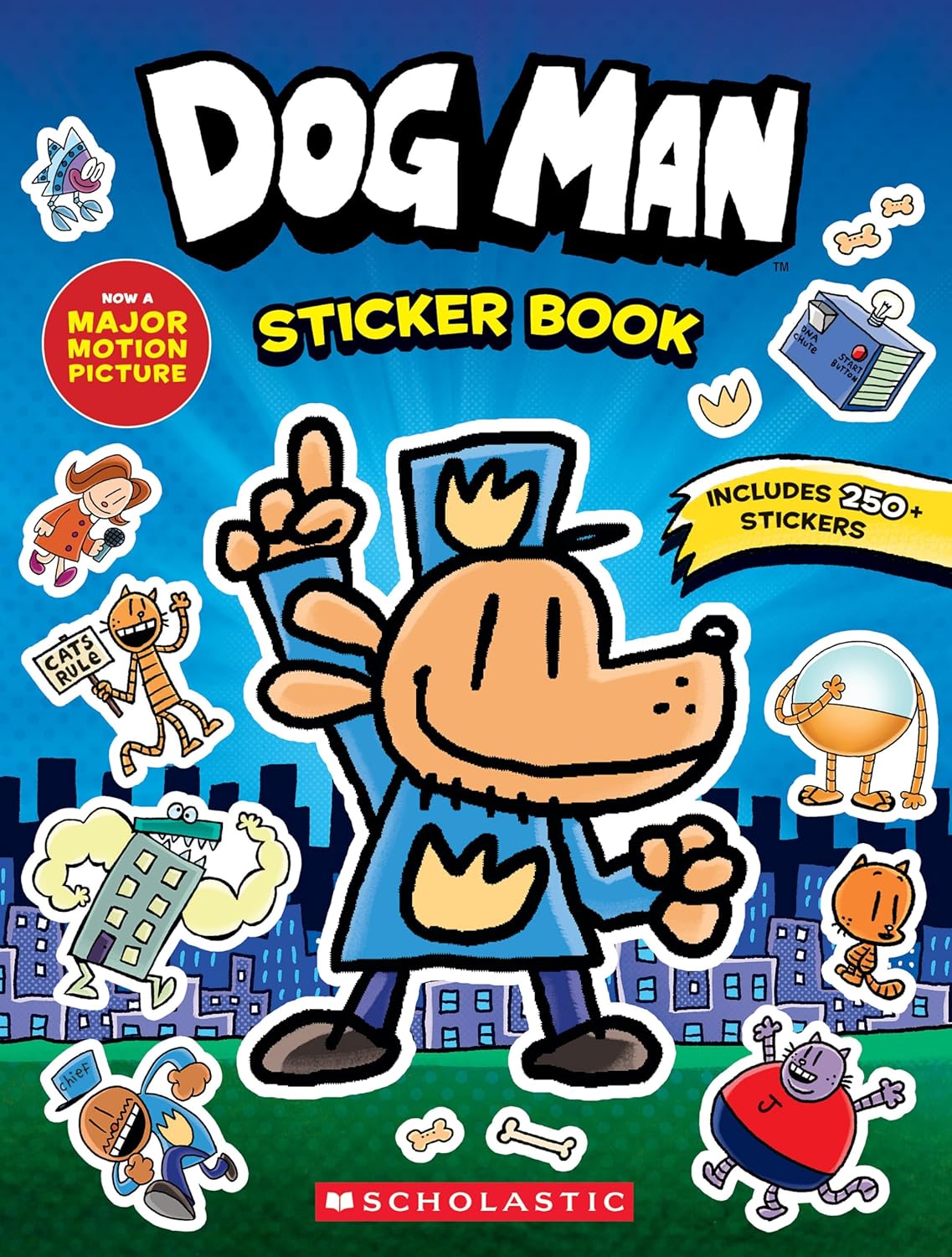 Dog Man: Official Sticker Book by Scholastic 9781546147589