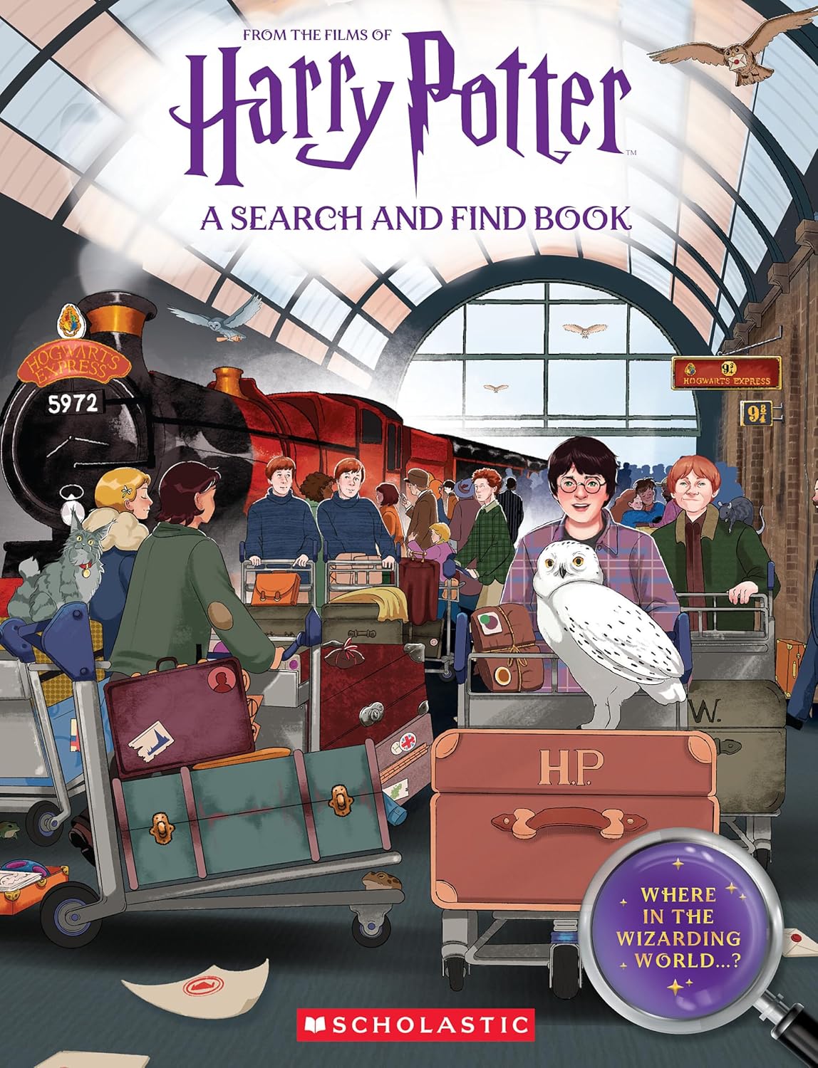 Where In The Wizarding World? An Official Harry Potter Search-And-Find Book 9781546169642