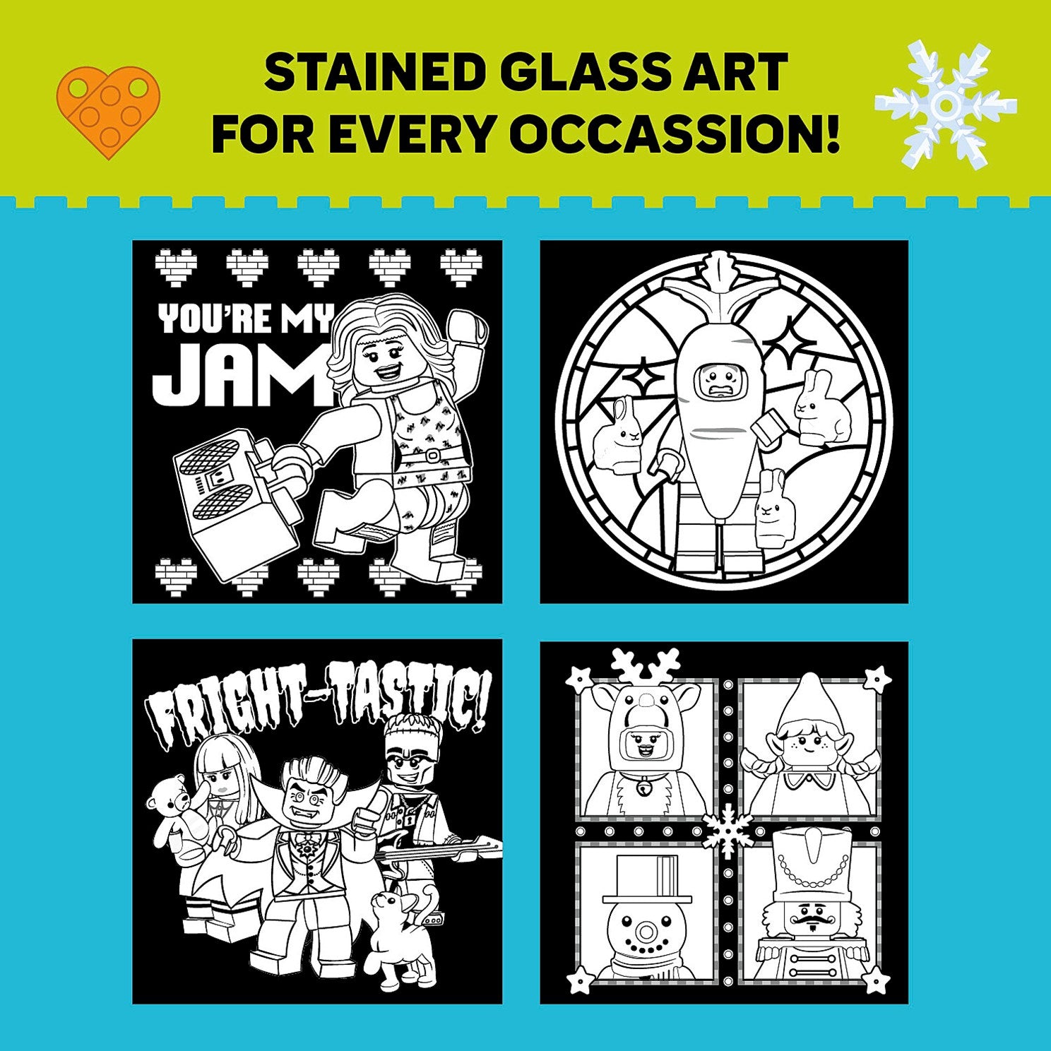 LEGO Stainted Glass Art from Klutz 20 9781546176831_2