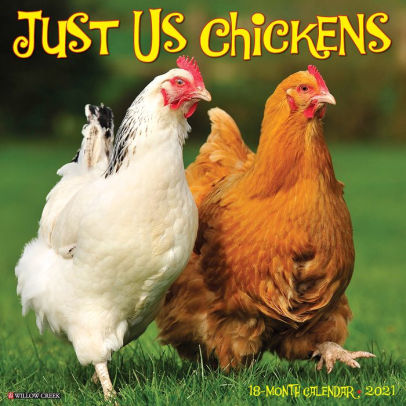 JUST US CHICKENS 2021 WALL CALENDAR - 9781549212291_22d6ce82-2fbb-4a2f-94b6-386de5b8bf02