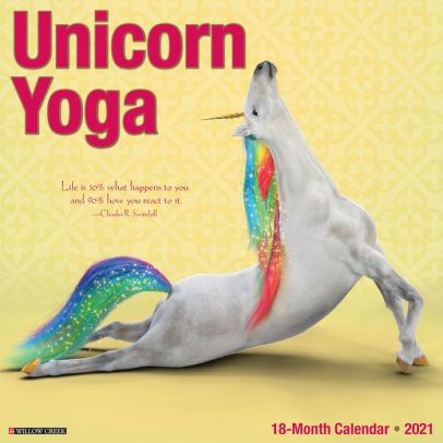 UNICORN YOGA 2021 WALL CALENDAR - 9781549213618_77c256a9-dbe1-4170-9688-91842eaf42f9