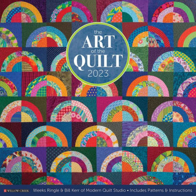 Art Of The Quilt 2023 Wall Calendar - Willow Creek Press 9781549224584_f814bfa8-30ea-41af-a598-1bb2fa804f94