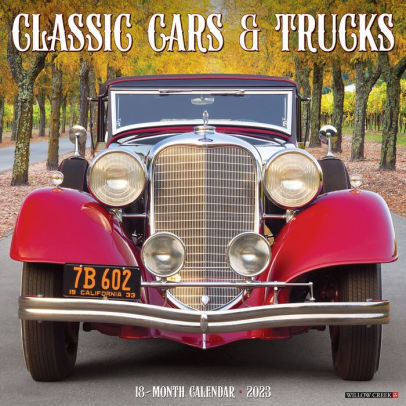Classic Cars & Trucks 2023 Wall Calendar - Willow Creek Press 9781549225468_85bfb4a9-41a5-42ef-aa02-959aa1dac4e9