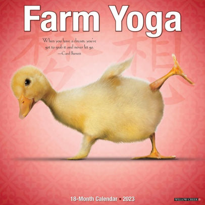 Farm Yoga 2023 Wall Calendar - Willow Creek Press 9781549225901_421cf605-801a-48b0-a1fd-68a0b92bdafc