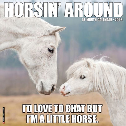 Horsin' Around 2023 Wall Calendar - Willow Creek Press 9781549226380_df2488a5-304e-41e0-b9c5-b325dcd9e7c0