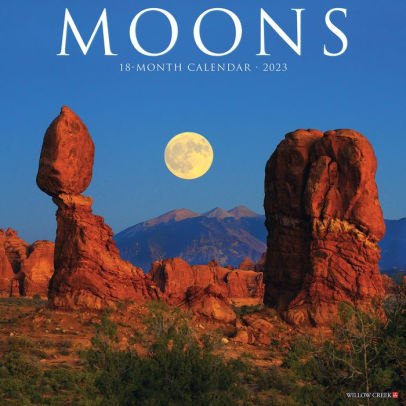 MOONS 2023 WALL CALENDAR - WILLOW CREEK PRESS 9781549226878_f8fd0095-59c3-44e7-80ae-30a82e04a953