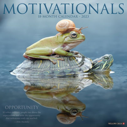 Motivationals 2023 Wall Calendar - Willow Creek Press 9781549226892_3ef5f268-dae1-4451-8ec8-e2e5d7e2aec3