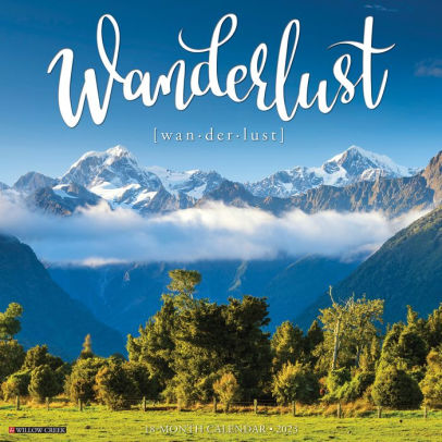 Wanderlust 2023 Wall Calendar - Willow Creek Press 9781549228032_24d76aa0-1f50-4a2b-9f78-febbea1c2860