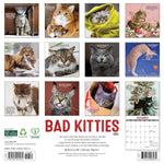 Bad Kitties 2025 Wall Calendar - Willow Creek Press 9781549241574_1