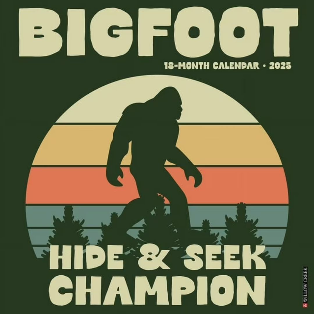 Bigfoot 2025 Wall Calendar - Willow Creek Press 9781549241789