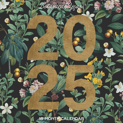 Botanical Year 2025 Wall Calendar - Willow Creek Press 9781549241987