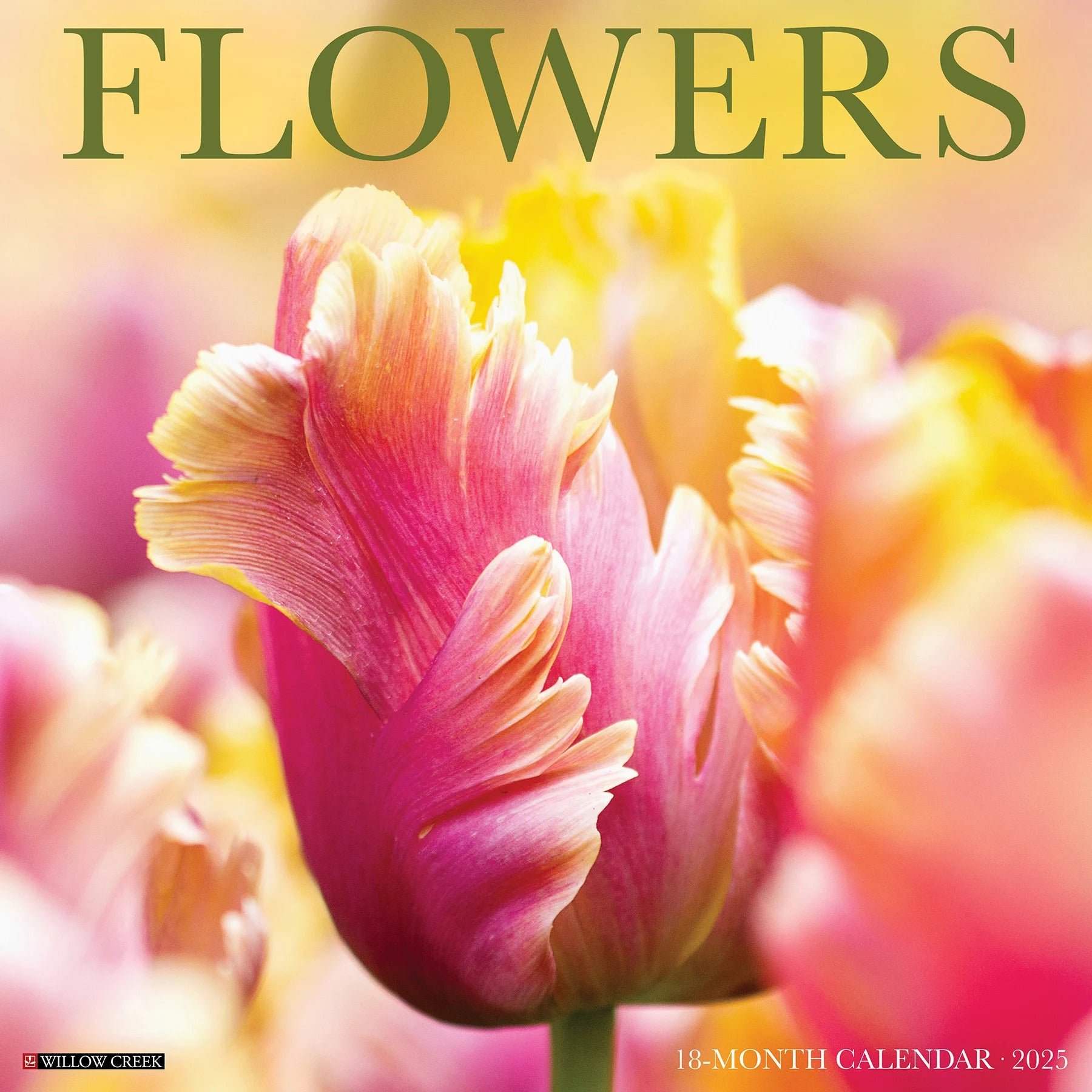 Flowers 2025 Wall Calendar - Willow Creek Press 9781549242915