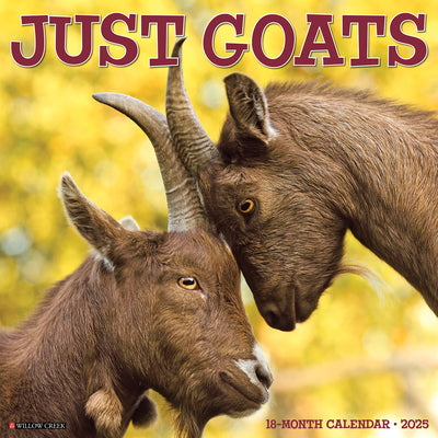 Goats 2025 Wall Calendar - Willow Creek Press 9781549243073