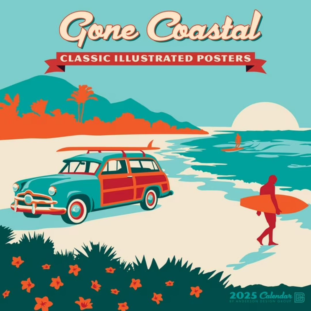 Gone Coastal (Adg) 2025 Wall Calendar - Willow Creek Press 9781549243158