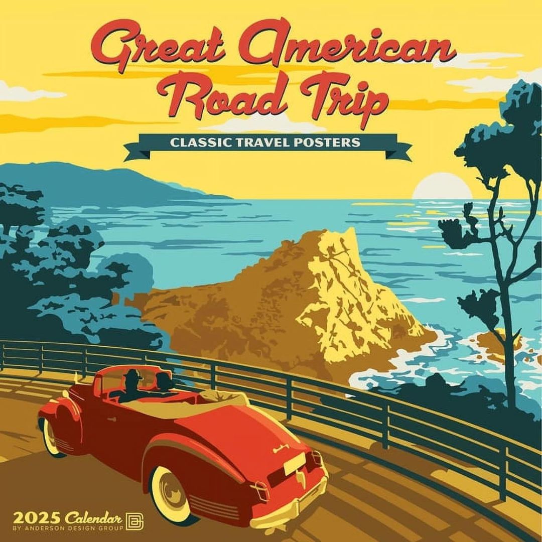 Great American Road Trip (Adg) 2025 Wall Calendar - Willow Creek Press 9781549243172