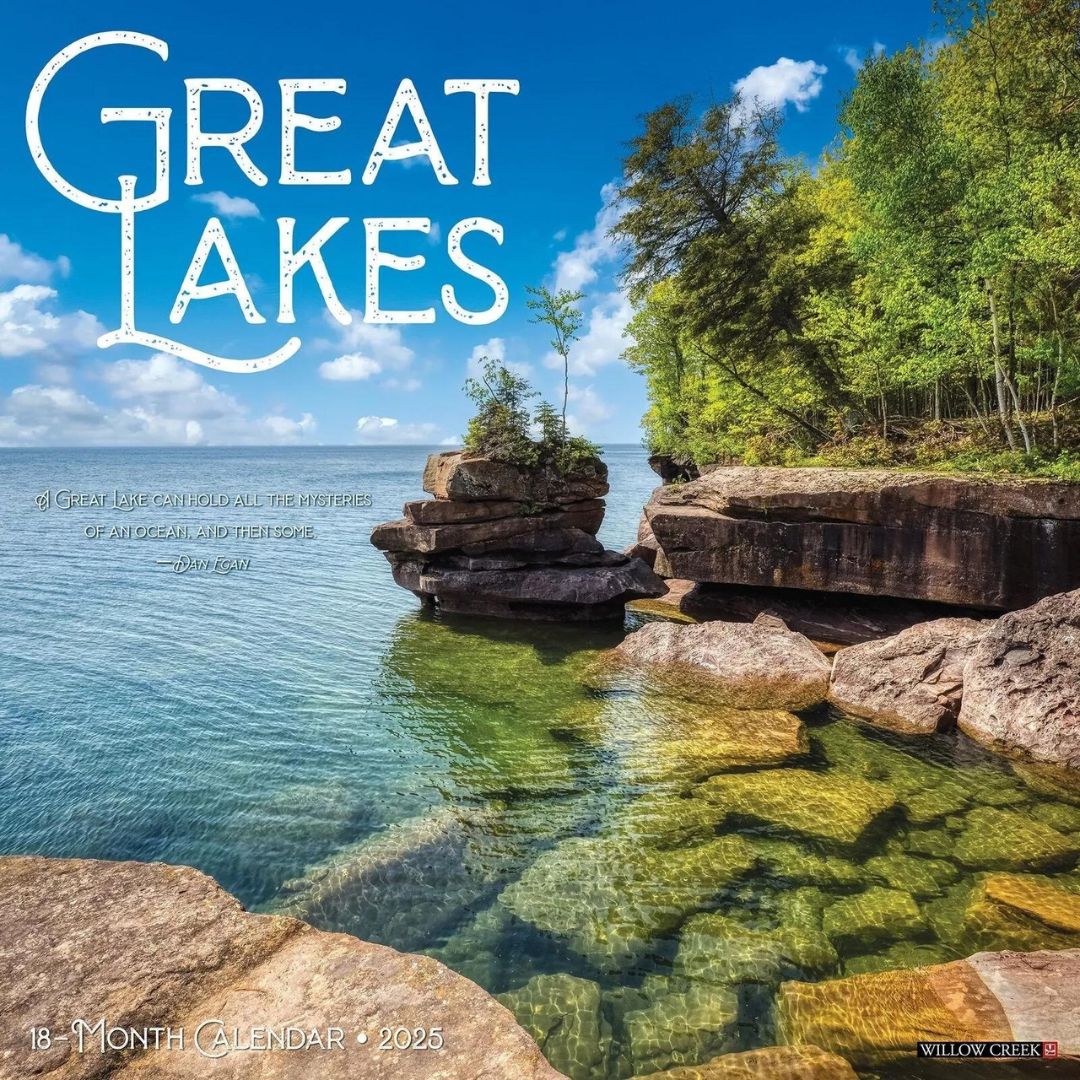 Great Lakes 2025 Wall Calendar - Willow Creek Press 9781549243202