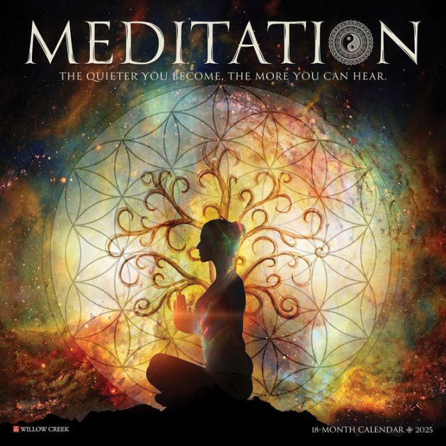 Meditation 2025 Wall Calendar - Willow Creek Press 9781549243868