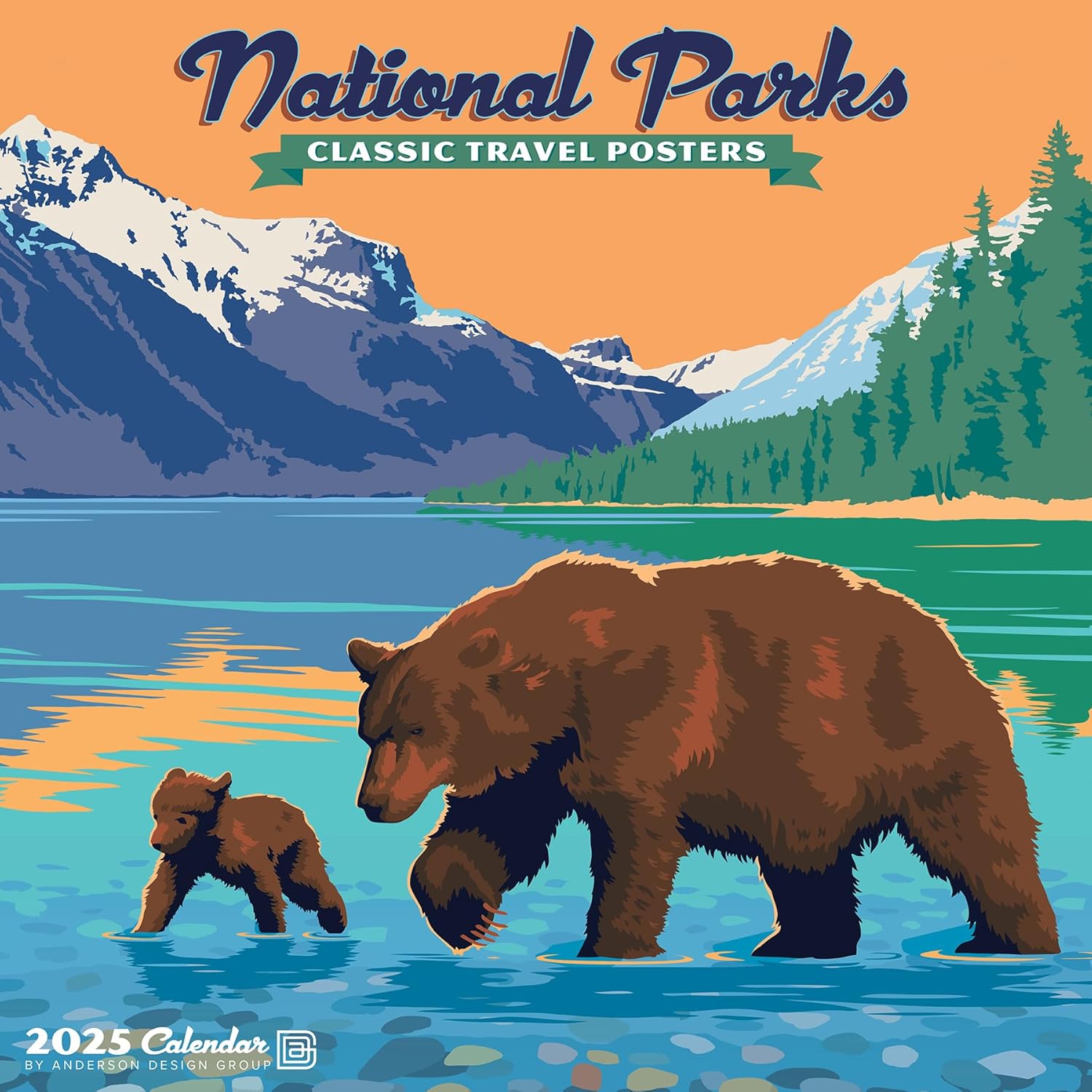 National Parks (Adg) 2025 Wall Calendar - Willow Creek Press 9781549244131