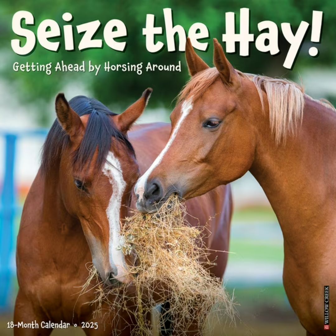 Seize The Hay 2025 Wall Calendar - Willow Creek Press 9781549244810