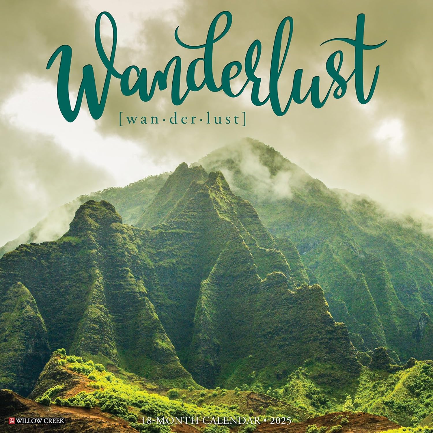 Wanderlust 2025 Wall Calendar - Willow Creek Press 9781549245275