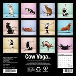 Cow Yoga 2025 Mini Wall Calendar - Willow Creek Press 9781549245725_1