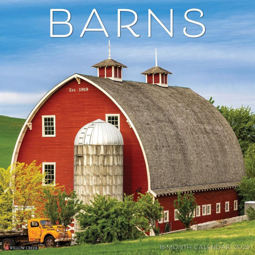 Barns 2025 Wall Calendar - Willow Creek Press 9781549246302