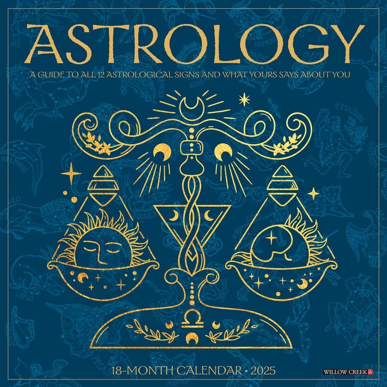 Astrology 2025 Wall Calendar - Willow Creek Press 9781549246340