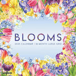 Blooms—Large Grid 2025 Wall Calendar - Willow Creek Press 9781549246449