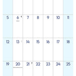 Blooms—Large Grid 2025 Wall Calendar - Willow Creek Press 9781549246449_2