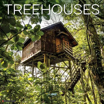 Treehouses 2025 Wall Calendar - Willow Creek Press 9781549246647