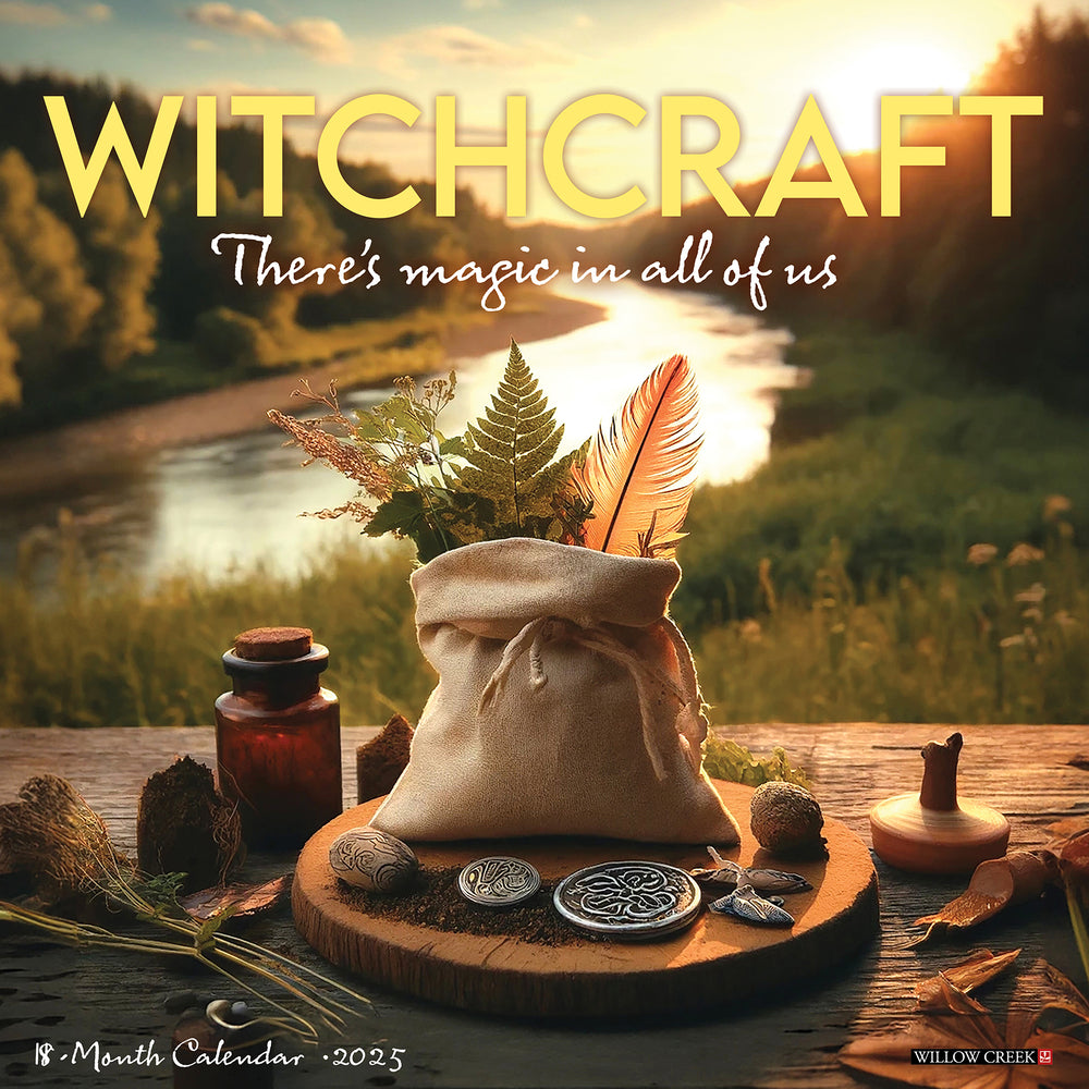 Witchcraft-There's Magic In All Of Us 2025 Wall Calendar - Willow Creek Press 9781549246661