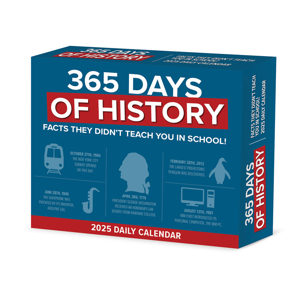 365 Days Of History 2025 Box Calendar - Willow Creek Press 9781549246753
